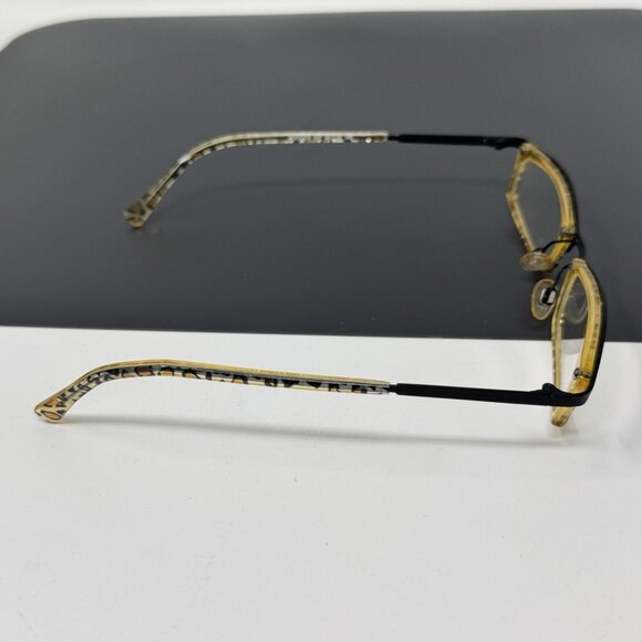 Jean Lafont Eyeglasses Rococo 017 black Leopard Signature Print  50 [] 20-140 - Picture 9 of 16